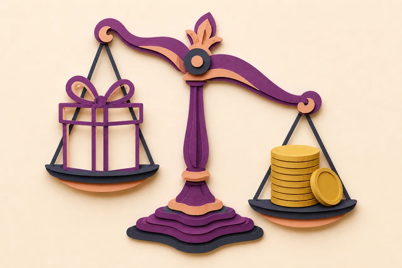 Paper cut scale weighing a big pokies welcome deal against real value